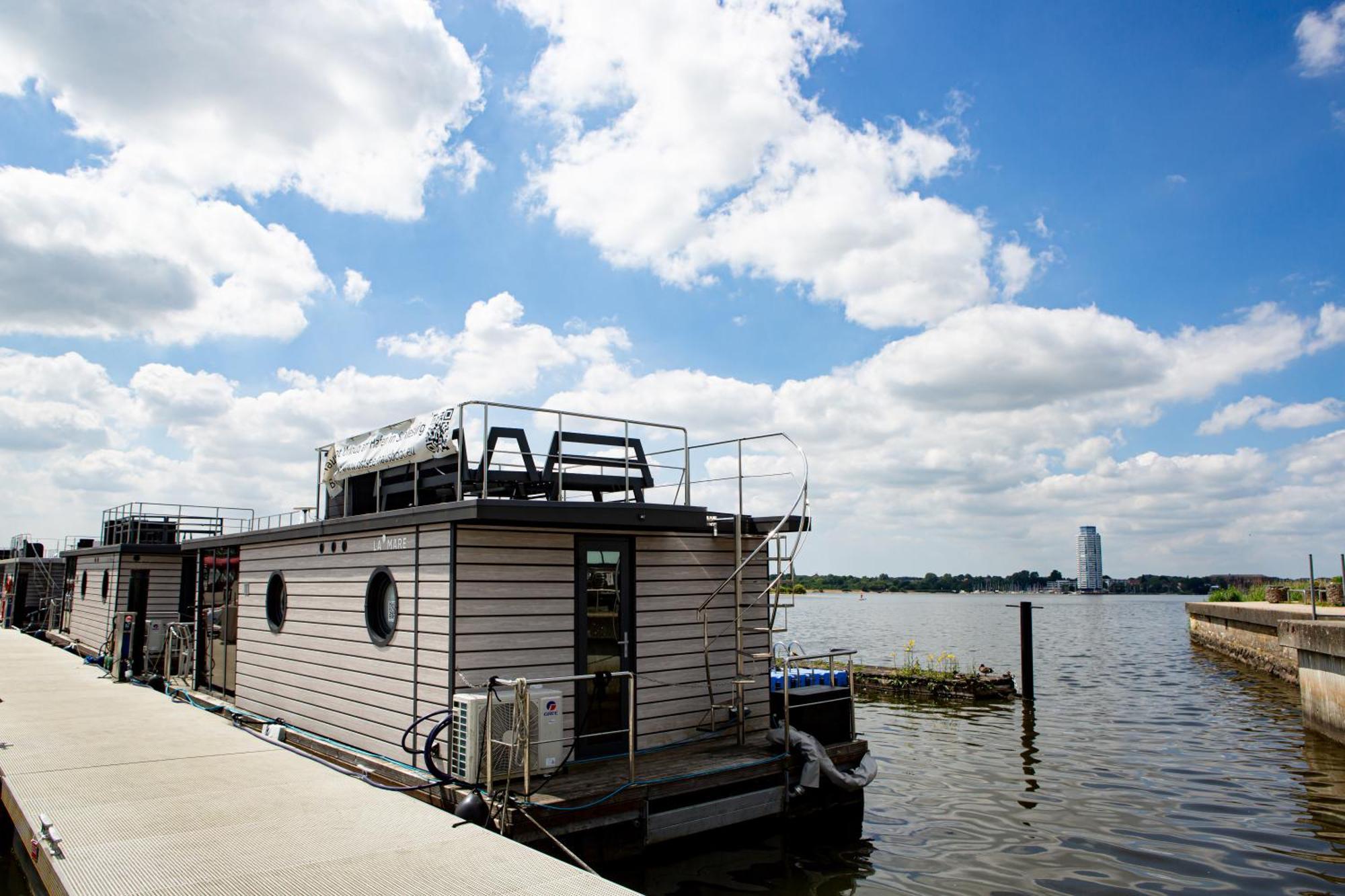 Ostsee Hausboot Schleswig Ostseeblick 1 ภายนอก รูปภาพ