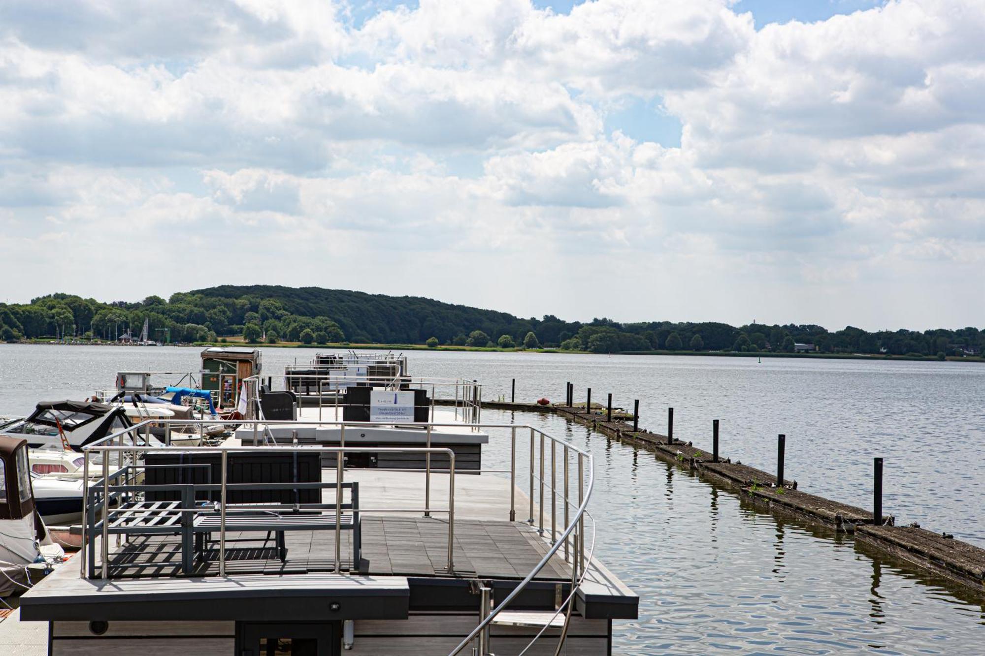 Ostsee Hausboot Schleswig Ostseeblick 1 ภายนอก รูปภาพ
